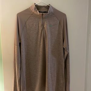 Beige Nike 1/4 zip